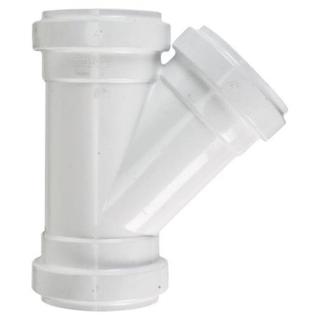 PLASTIC TRENDS Plastic Trends G304 PVC Gasketed SDR Sewer Wye  4 in. 48109